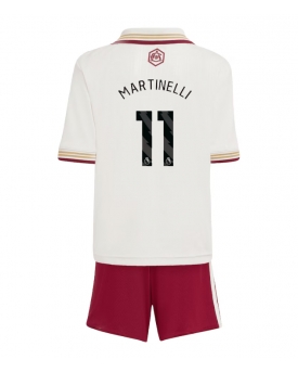 Billige Fotballdrakt Arsenal Gabriel Martinelli #11 Replika Tredjedraktsett Barn 2025-26 Kortermet (med bukser)